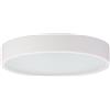 STOLARNIA PIKA Plafoniera rotonda legno bianco 3xE27 (47 cm) LEJA | Legno massello, Installazione facile, Prodotto nell'UE, CE, Paralume in vetro satinato, Facile da pulire