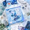 Rusokufo Libro di Adesivi Giapponesi Tema Memoria, Oltre 700 Adesivi Sagomati Lucidi E Opachi, 30 Fogli per Diario Creativo, Scrapbooking, Planner E Vision Board