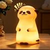 Kujizpu Luce Notturna Bambini Ricaricabile, Luce Notturna Silicone Morbido | 3 Luminosità, Controllo Touch, Timer 30 Minuti, Portatile & Senza Fili, Adatto per Camerette, Soggiorni e Camere da Letto