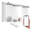 Quoya QL500 Smart Curtain System, binario elettrico guidato automaticamente Motore WiFi compatibile con Alexa, Google, Siri