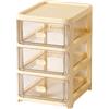 Verve Jelly Cassettiera in plastica per scrivania cassettiera impilabile organizer per piccoli oggetti/cosmetici per ufficio giallo