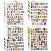 MERVYNGLYNNHUNTER 12 Fogli Adesivi Lettere Rivista Vintage Scrapbooking Adesivi Lettere Piccoli Adesivi Alfabeto per Accessori Scrapbooking Journaling Ordin