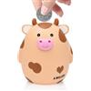 Coco Berming Salvadanaio Infrangibile, Simpatico Salvadanaio per Mucca | Banche di Monete in Plastica, Salvadanaio Viaggio, Adatto a Monete, Decorazioni Casa e Regalo per Compleanni e Festività