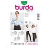 burdastyle Burda B7136 - Cartamodello per Realizzare Camicetta da Donna, Taglie Varie, 19 x 13 cm