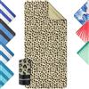 Zenacross - Telo Mare Microfibra - 90x180 cm - XXL - Leopardato | Telo Spiaggia Grande · Antisabbia · Asciugamano Microfibra · Asciugamano Mare · Leggero · Viaggio · Borsa Trasporto · Piscina