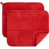 Chumix 2 Pezzi Tappetino Scolapiatti 40x45cm, Tappetino Asciugapiatti Riutilizzabile in Microfibra, Altamente Assorbente, ad Asciugatura Rapida, Pieghevole, Utilizzato per Asciugare Piatti e Stoviglie