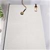 MIUUIPI Tappetino da doccia antiscivolo, in PVC, morbido, con fori di scarico e ventose, ad asciugatura rapida, antiscivolo, per doccia e vasca da bagno (60 x 90 cm)