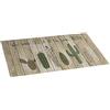 STOR PLANET Cactus Tappeto in Vinile, 100% PVC riciclabile, 50 x 110 cm