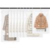 OrdiHar Confezione da 8 sacchetti sottovuoto da appendere per vestiti, con ganci, 3 misure: 6 x 110 x 70 cm, 1 x 130 x 70 cm, 1 x 90 x 70 cm, trasparenti, salvaspazio, riutilizzabili, per abiti, giacche