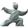 Generico Scultura Tai Chi Yin Yang, ornamento per meditazione in pietra arenaria, decorazione Feng Shui per la scrivania di casa/ufficio ispirata allo Zen