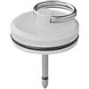 MULTIBROS Sifon Tappo di chiusura a sfera Ø 39 mm | Tappo antiodore per lavabo, cucina, bagno, camper e roulotte, in plastica, diametro 33 mm, disponibile anche