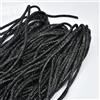 ZXFLOOR 5 Metri di Corda di Strass da 6 mm, Cordino di Strass Rotondo in Cotone di Cristallo, Fai da Te, per Creare Fiocchi, bracciali, Borse, Ornamenti, Accessori.