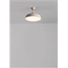 CREATE / WIND CLEAR CONTOUR/Ventilatore da soffitto con luce lino sabbia con telecomando / 40W, Temporizzatore, Ø 107 cm, pale retrattili, 3 temperature di luce, funzione estate-inverno