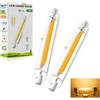 Dvnoua Lampadina R7S LED 118 mm dimmerabile, 20 W LED R7S equivalente lampadina alogena 200 W, bianco caldo 3000 K 2000 lm, fascio 360 gradi, senza sfarfallio, per interni esterni, confezione da 2