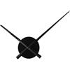 ZMdooreasy, lancette 3D per orologio, lancette grandi per orologio da parete fai da te, decorazione per orologio al quarzo, accessorio per meccanismo (nero)