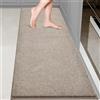 DOMUSTEX Tappeto Antiscivolo e Lavabile in Lavatrice 60 x 180 cm, Zerbino Interno, Tappetino d'Ingresso Assorbenti per Cane, Corridoio, Bagno, Cucina