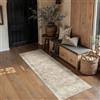PureCozy Tappeto Corridoio Lungo 60x240cm Beige | Antiscivolo, Lavabile in Lavatrice, Scendiletto, Vintage, Tappeti, Camera da Letto, Cucina, Ufficio, Carpet, Pelo Corto, Rug