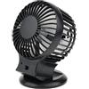 Luzhengyang Ventilatore da tavolo portatile ricaricabile USB con forte vento, funzionamento silenzioso, perfetto per ufficio e uso domestico, mini ventilatore da tavolo per scrivania, dormitorio,
