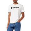 Schott NYC TS01MC, Maglietta Uomo (Pacco da 2)