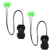 KATELUO 2 Pezzi Occhi Luminosi Halloween, Occhi Luminosi Horror Spaventosi LED | Occhi Luminosi LED Halloween, Occhi LED Luminosi Horror Spaventosi per Teschi, Zucche, Maschere Fantasma, Lapidi