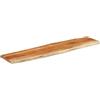 Generico Piano Tavolo 160x40x3,8 cm Rettangolare Legno Acacia Bordi Vivi,Mobili,Accessori per tavoli,Piani per tavoli,Marrone,19.89 kg,370640