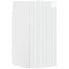 vidaXL Armadio da bagno a muro ARNHEM Bianco Lucido 30 x 31 x 59 cm