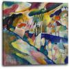 Printed Paintings Stampa su tela Wassily Kandinsky - Paesaggio con la pioggia (1913)