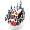 Penlimly Casa Natalizia Illuminata | Set Villaggio di Natale Illuminato | Collezione Souvenir Colorata a Tema Cartone Animato | per Mensola Camera Salotto Libreria Paesaggio in Miniatura