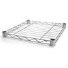 GSEUROMARKET Ripiano Leggero 35 X 35 Cm Cromato Per Libreria Scaffalatura Espositore Componibile Serie Mini System Archimede