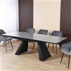 Indomita Tavolo allungabile Piano Ceramica ossido Ariel 160x90x75h