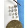 NATURAL ROSE CUT DIAMONDS Lotto Diamanti Grezzi Naturali Taglio Non Tagliati 2+TCW 2-6mm