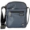 Avirex Bomber BMB19 Borsa a Tracolla Uomo Media in Nylon con Tasche Zip