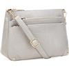 GOIACII Borse a tracolla da donna in pelle hobo borse a tracolla da donna borsa da viaggio con tasche multiple con cerniera