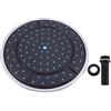 Uinfhyknd 1 Doccia A Rotonda in Plastica 25 Cm Accessori Cabina Ugello Testa del Tetto Superiore Camera