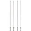 QUARKZMAN 4Pz #1 Punte Cacciavite Phillips PH1 1/4 Gambo Esagonale 8 (200mm) Lungo 4mm Asta Inserti per Avvitatore Punta Trapano a Croce Magnetiche Acciaio S2 per Utensili, Grigio