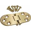 FBSHOP(TM) FBSHOP™ - 2 cerniere pieghevoli per tavolo pieghevole con cerniera a 180 gradi in ottone con bordo rotondo e cerniera per mobili con viti per armadietti, tavolo pieghevole