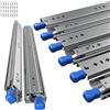 Jaxguom Estensioni per carichi pesanti da 53 mm con blocco, 900 mm, 93 kg | Estensione completa a 3 vie in acciaio Q235 da 2 mm, rimovibile per montaggio laterale, guide per cassetti, viti incluse