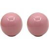 HDJNal Set di 2, Pomelli in ceramica rosa chiaro - Maniglie per ante di armadietti da cucina, pomelli rotondi a forma di sfera vintage per mobili, maniglie per cassetti - Vintage shabby chic (diametro