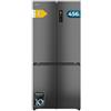 Cecotec Frigorifero 4 Porte Semi-Integrabile Total No Frost Bolero CoolMarket 4D 456 SBI Dark E. Extra Capacità Max456L, Altezza 189cmx83cm Larghezza, MetalFlexCooling, Compressore Inverter Silenzioso