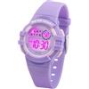 DTKID Orologio Digitale Bambini, LED 7 Colori, Sveglia, Timer, Impermeabile