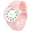 DTKID Orologio per Bambini da 4 a 15 Anni | Orologio Analogico al Quarzo, Cinturino in Silicone Organico, Orologio di Apprendimento per Ragazzi e Ragazze