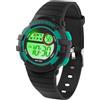 DTKID Orologio Digitale Bambini, LED 7 Colori, Sveglia, Timer, Impermeabile