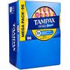 Tampax Compak Pearl - 96 timbri con applicatore, regolare, flussi leggeri a medi, tripla comodità, applicatore morbido, velo morbido, certificato Oeko-Tex, dermatologicamente testato