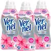 Vernel Fresh Control Freschezza Floreale Ammorbidente Liquido Concentrato con Tecnologia Neutralizza Odori e Tappo Dosatore Per Tessuti Misti e Sintetici - 3 Flaconi da 700ml