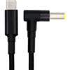 xiwai Cavo di ricarica Type C 100W Ingresso USB-C a 20V DC 5.5 * 2.5mm Uscita di potenza 20V 5A 65W PD Cavo di ricarica per laptop 180cm/5.9ft