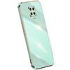 RankOne La Custodia del Telefono è Adatta per Redmi Note 9S / Note 9 Pro (6.67 Inches), Case per Cellulare in Silicone con Telaio Galvanico - Verde