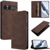 LIAOCY Cover a Libretto per Sony Xperia 10 VII / 10 VIII, Cover Portafoglio in Pelle PU con Protezione RFID, Custodia Anticollisione con Supporto, Brown.