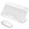 SOPPY Tastiera e mouse Bluetooth portatile, ricaricabile, layout inglese