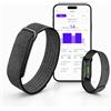 pmstuy Smart Band senza Display Sonno con Analisi AI Orologi intelligenti | 176 Sport, Monitoraggio 24/7 di Cuore, SpO2, Pressione e Sonno. Ciclo Femminile, Interazione Coppia. App Gratuita.Uomo Donna