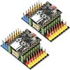 Heemol Set di 2 schede di sviluppo ESP32 C3 Super Mini con scheda di espansione per ESP32-C3 Mini,WiFi&Bluetooth 5.0 ESP32 C3 Mini Module, RISC-V 32 bit CPU, 160 MHz, 400 KB SRAM
